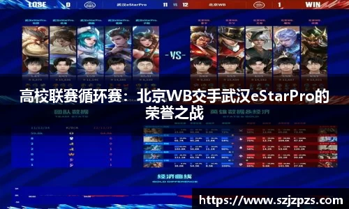 高校联赛循环赛：北京WB交手武汉eStarPro的荣誉之战
